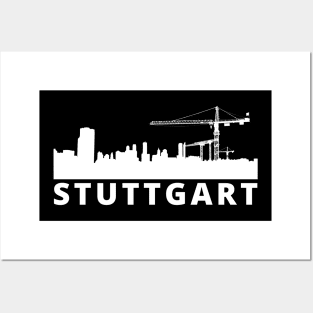 Stuttgart Skyline | Germany Posters and Art